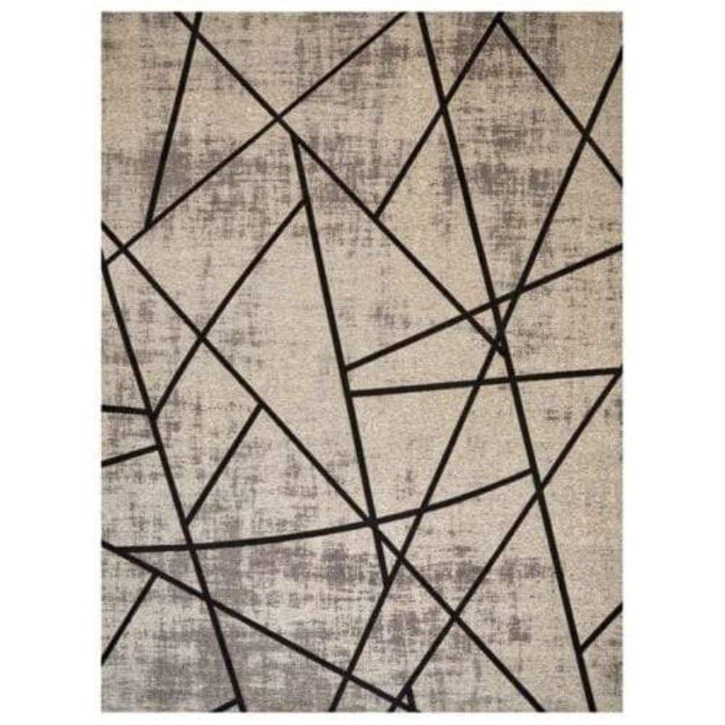 Home Decor RUG Jet 155cm x 230cm Diagonal Rugs 155cm x 230cm