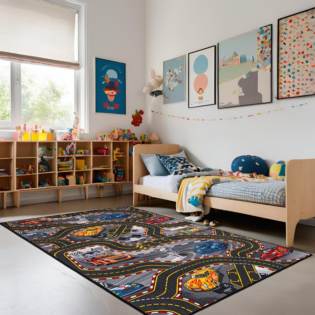 Home Decor RUG Kids Playmat Rug Racers (7808694091865)