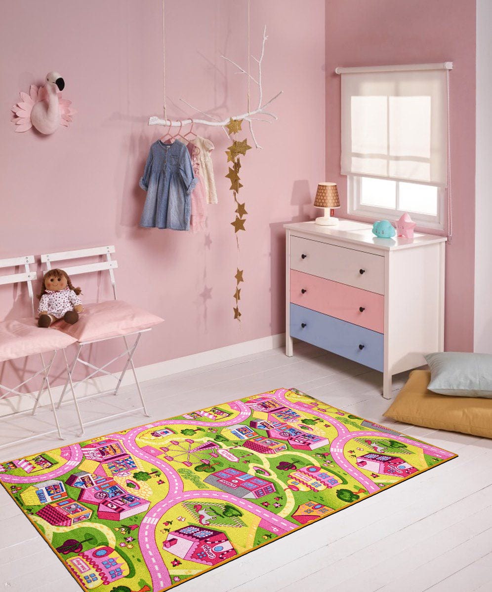 Home Decor RUG Kids Playmat Rug Sweet Town (7808696582233)