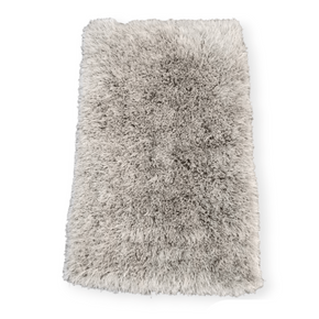 Home Decor RUG Stefano & Co. Glamour Fine Shaggy Rug Silver (5mm Pile) (7414941745241)