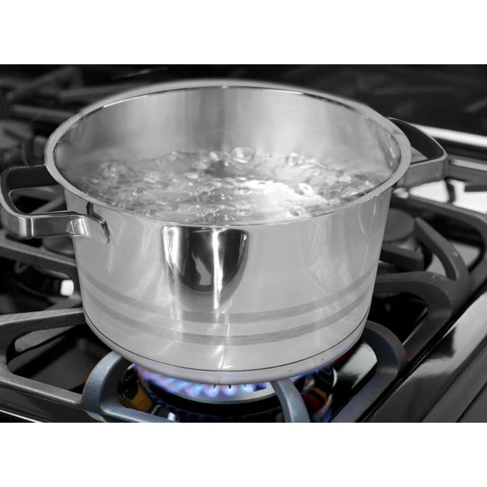 Homeking POTS Totally Home Stainless Steel Heavy Base 12 Piece TH64 (7422931173465)