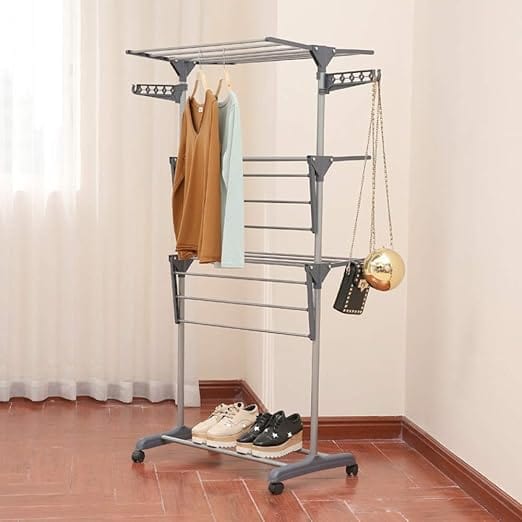 Homemark Clothes Dryer Homemark Drying Rack Grey HCR001 (7490619244633)