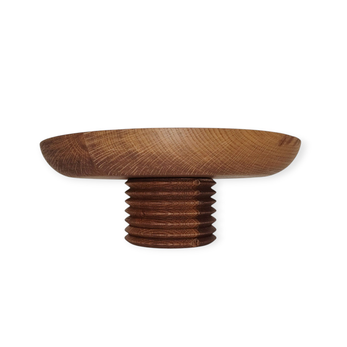 HOMESTAR Cake Stand Cake Stand Medium European Solid Oak Wood 27X27CM