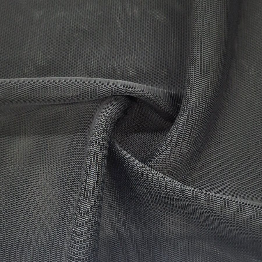 honeycomb Dress Fabric Black Honeycomb Airtech Mesh 150cm