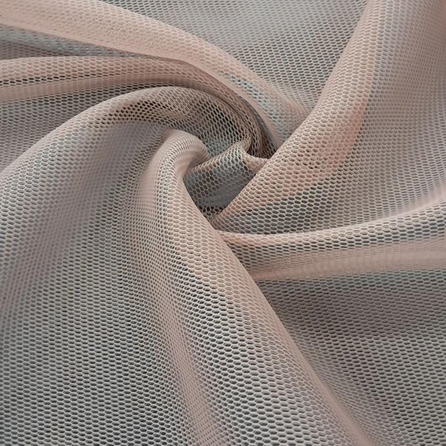 honeycomb Dress Fabric DK  Nude Honeycomb Airtech Mesh 150 cm (7820592414809)
