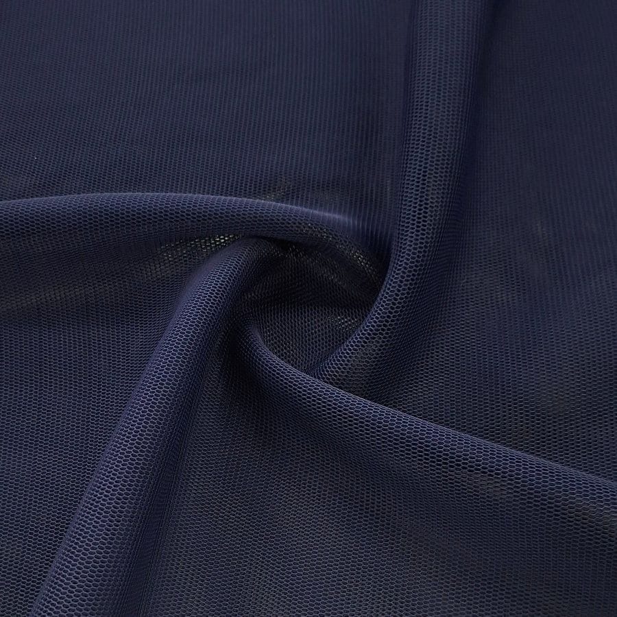 honeycomb Dress Fabric Navy Honeycomb Airtech Mesh 150cm