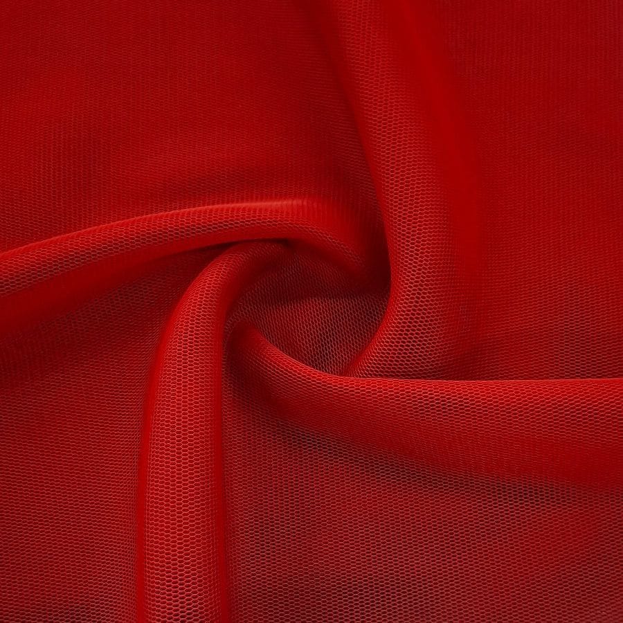 honeycomb Dress Fabric Red Honeycomb Airtech Mesh 150cm