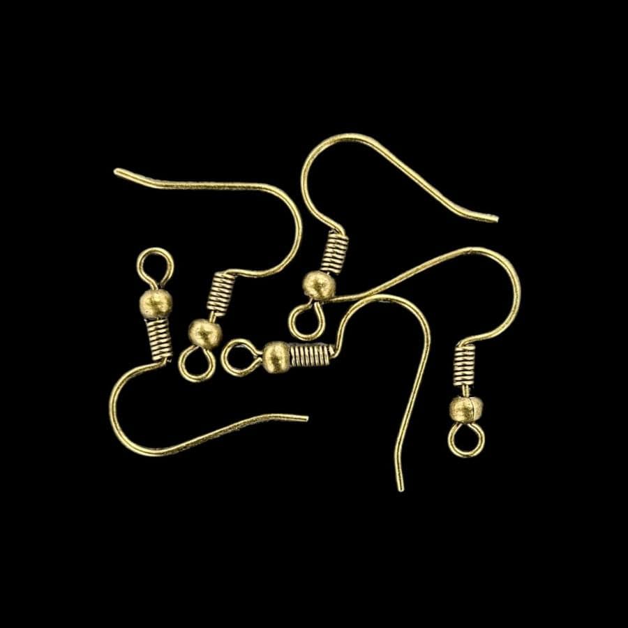 Hooks Habby Bronze Ear Ring Hooks 12pc (7888570253401)