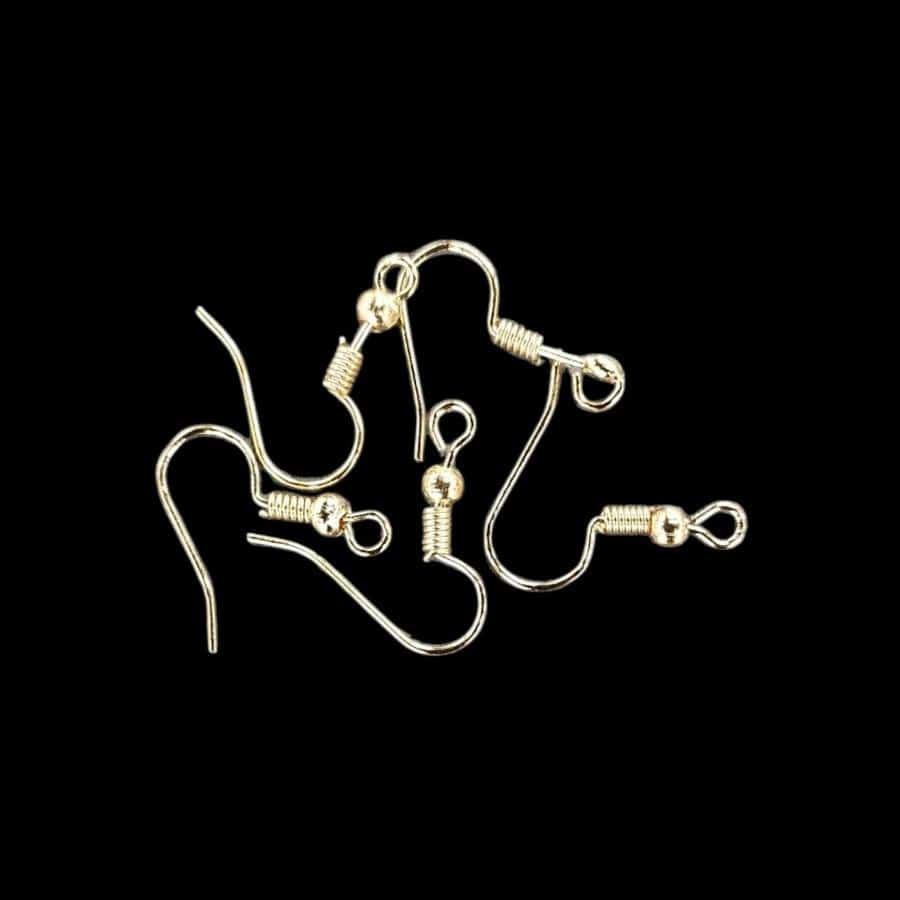 Hooks Habby Gold Ear Ring Hooks 12pc (7888570253401)