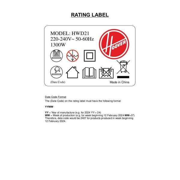 Hoover Vacuum Cleaner Hoover Proclean 20l Stainless Steel Wet And Dry Vacuum HWD21