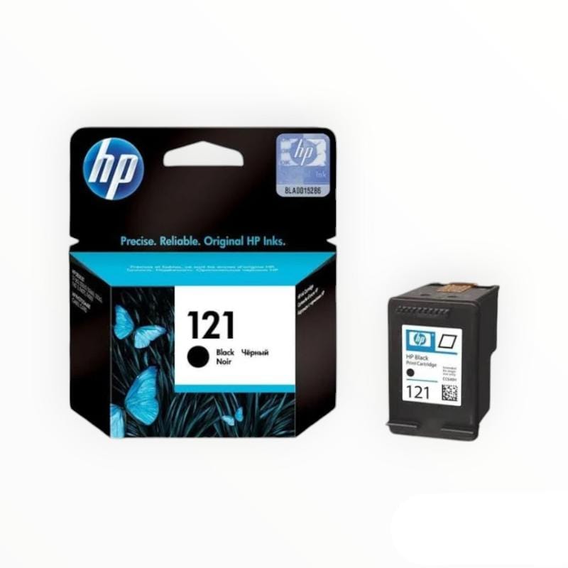 HP INK CARTRIDGE HP 121 Black Original Ink Cartridge (7805559701593)