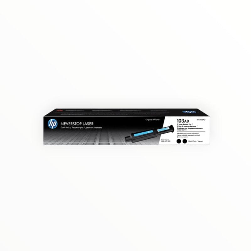 HP Printer Toner HP 103AD Neverstop Toner Reload Kit 2-Pack