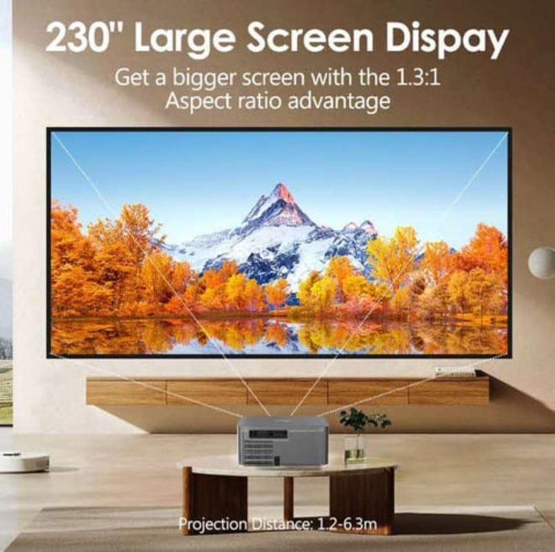 HTPNEO Projector HTPNEO H86 Portable Projector