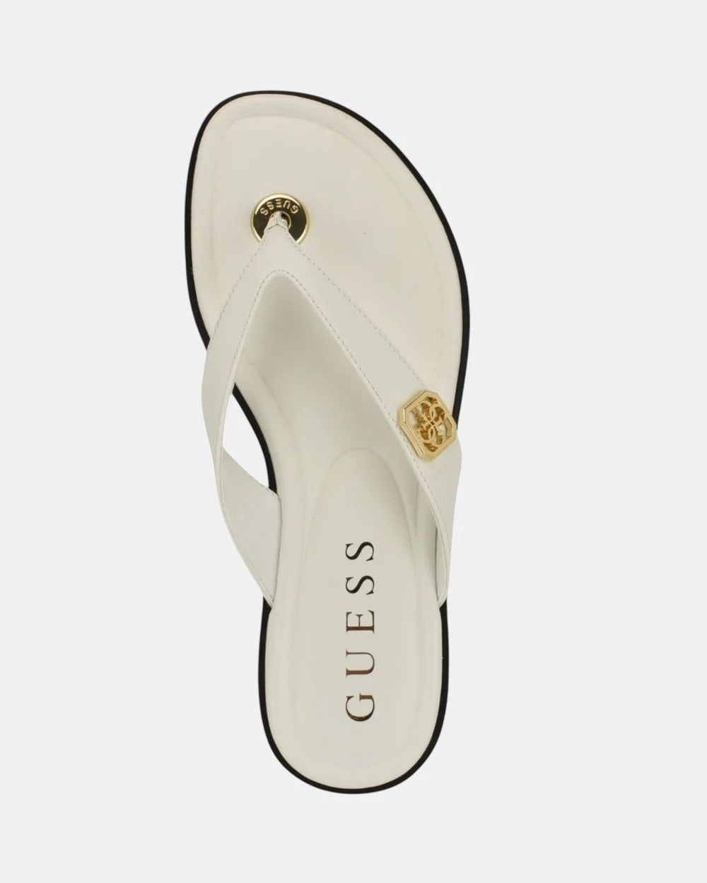 Guess Women's Lexing Sandals Slide-White GM19733