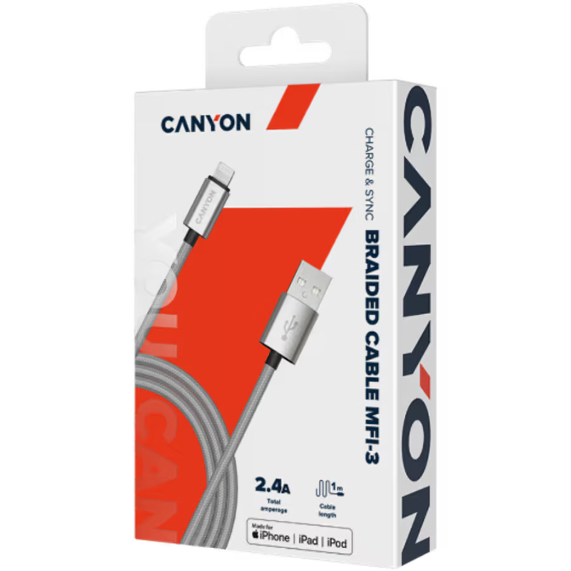 Canyon MFI-3 Lightning Cable CNS-MFIC3DG.