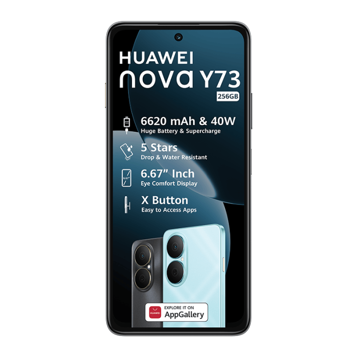 Huawei Smart Phones Huawei Nova Y73 8/256GB 4G Dual Sim - Blue