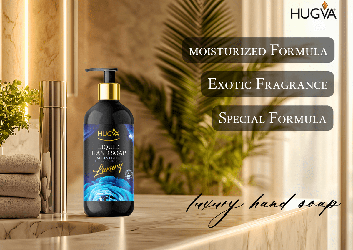 Hugva Hand Soap Hugva Luxury Liquid Hand Soap 500ml MidNight MM11.2233