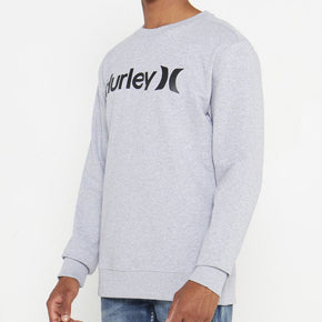 Hurley Sweater Hurley One & Only Crew Fleece Grey (7633568137305)