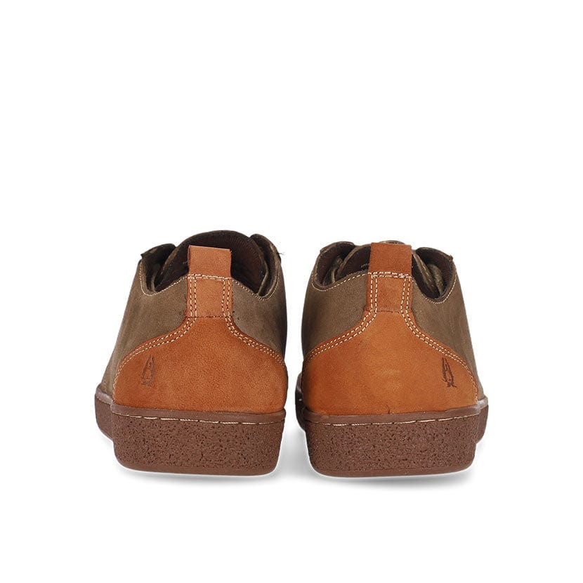 Hush Puppies Casual Shoes Hush Puppies Andre Casual Waxy Nubuck Mens Khaki (7314328223833)