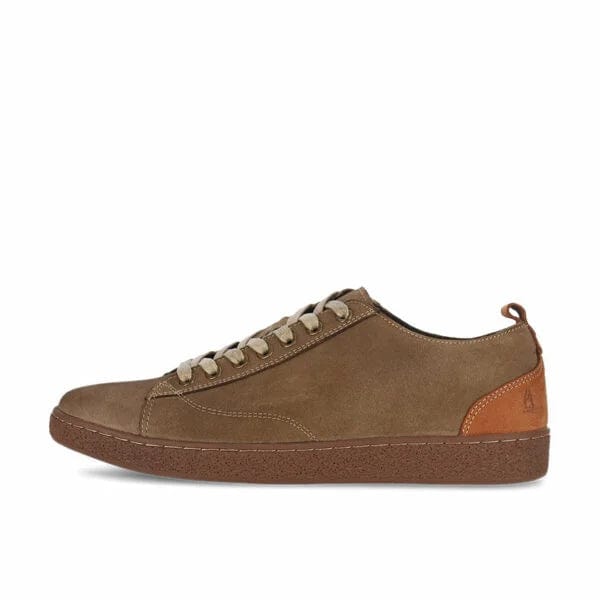 Hush Puppies Casual Shoes Hush Puppies Andre Casual Waxy Nubuck Mens Khaki (7314328223833)