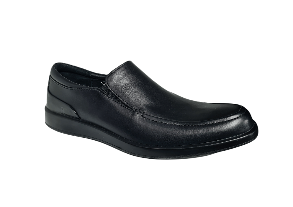 Hush Puppies Casual Shoes Hush Puppies Vitrus Mocc Toe Slip On Black (7314330222681)
