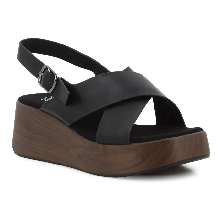 Hush Puppies Hush Puppies Ladies Soft Jemma Wedges-Black SSL01656BKBK