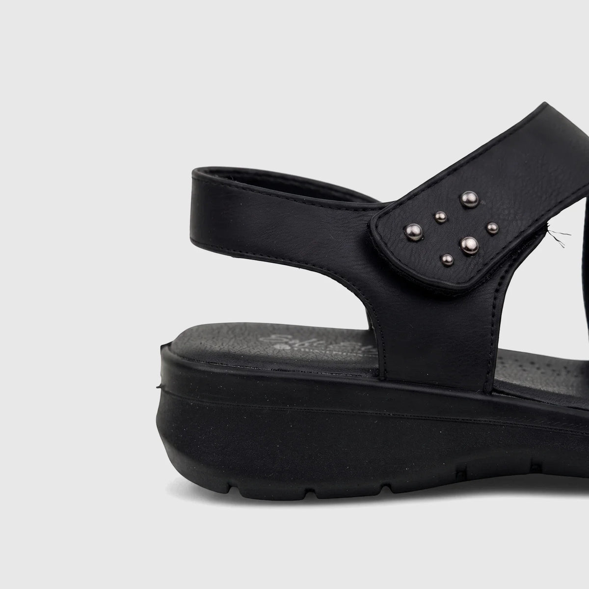 Hush Puppies Soft Style Ladies Comfort Sandal Obamia Mono-Black SSL01558BKBK.