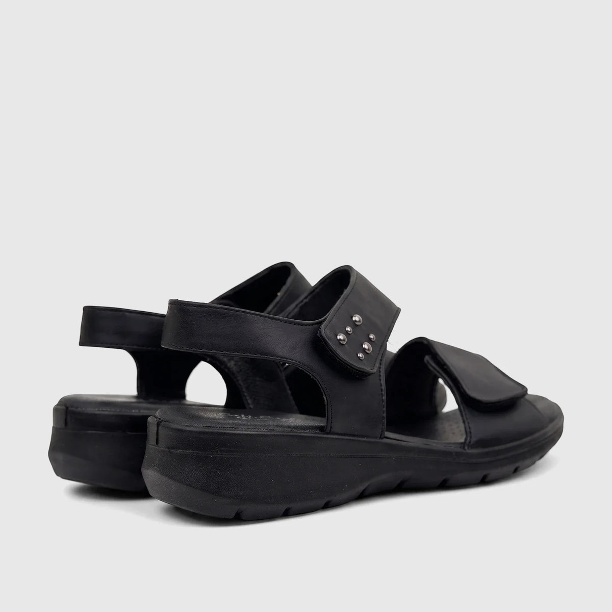 Hush Puppies Soft Style Ladies Comfort Sandal Obamia Mono-Black SSL01558BKBK.