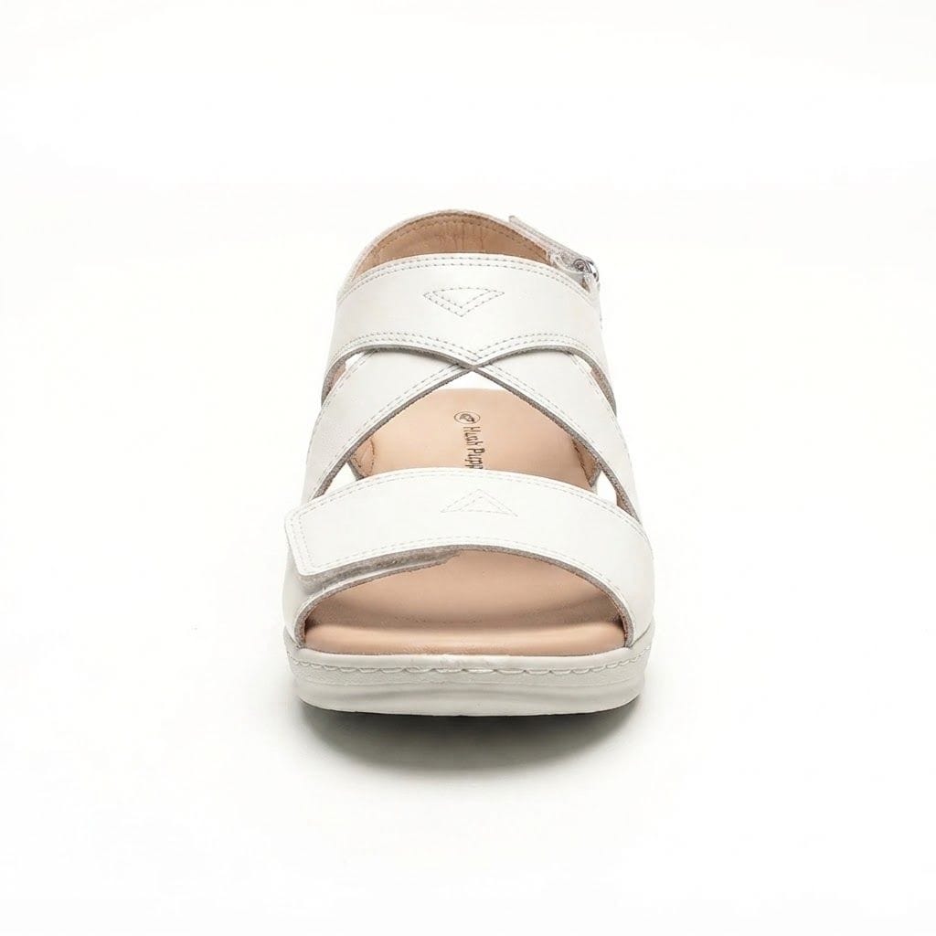 Hush Puppies Ladies Sandals Hush Puppies Ladies Sandal Giovanna-Snow White HPL01453WHWH