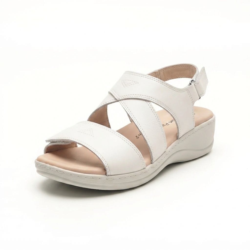 Hush Puppies Ladies Sandals Hush Puppies Ladies Sandal Giovanna-Snow White HPL01453WHWH