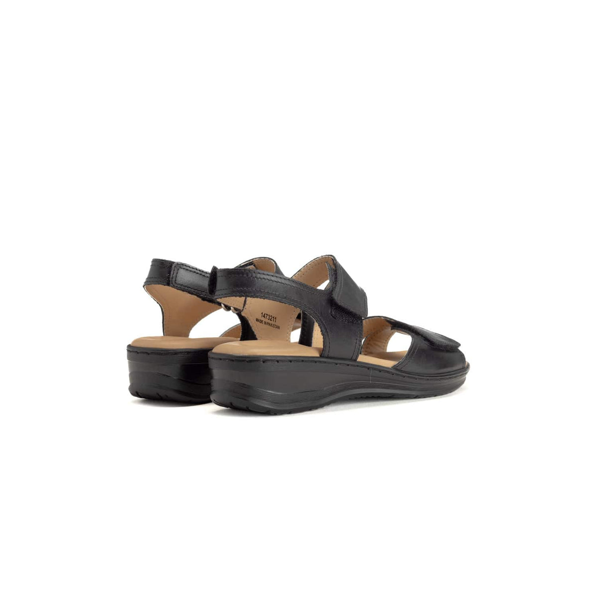 Hush Puppies Sandals Hush Puppies Giovanna Leather Sandals - Black HPL01453BKBK