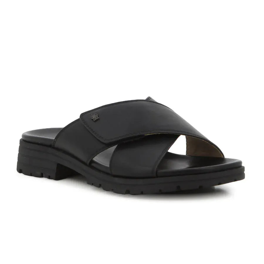 Hush Puppies Sandals Hush Puppies Ladies Soft Leandra Cross Strap Sandals-Black SSL01679BKBK