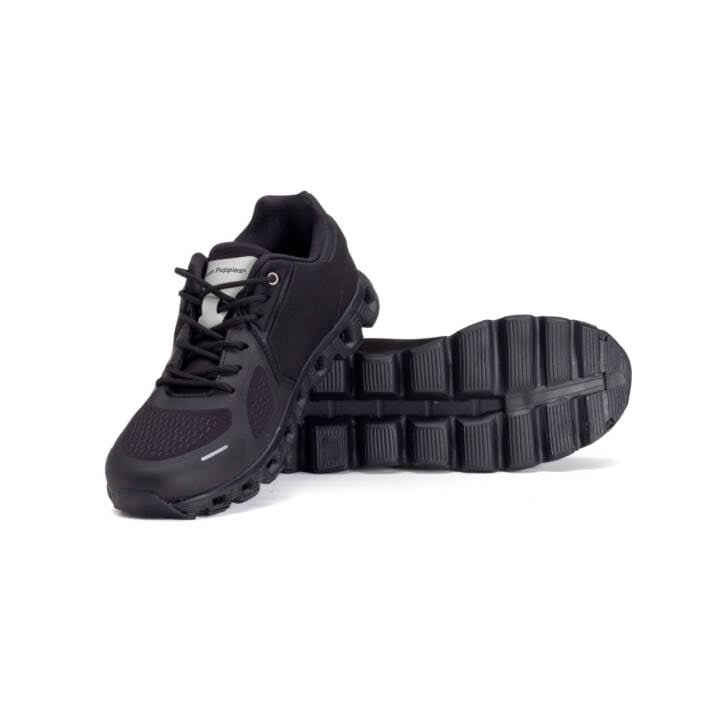 Hush Puppies Sandals Hush Puppies Mens Steps Shoes-Black HPM00882BKBK