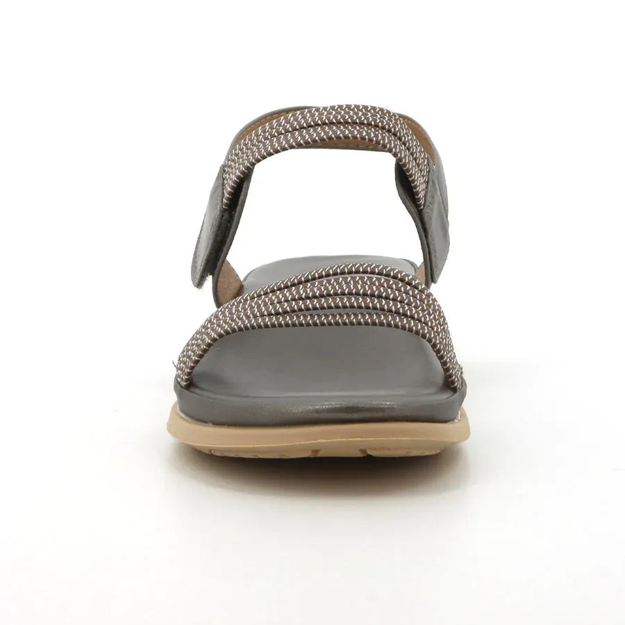 Hush Puppies Sandals Hush Puppies Soft Irene Elastic Comfort Sandals-Pewter SSL01297PWPW