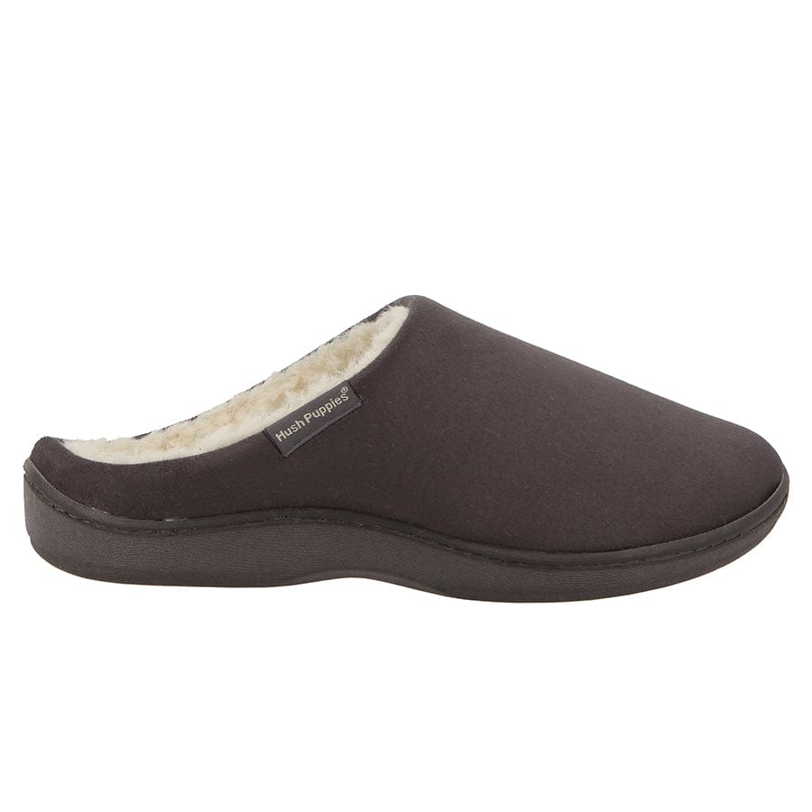 Hush Puppies Slippers 6 Hush Puppies Mens Kevin Mule Slippers Grey