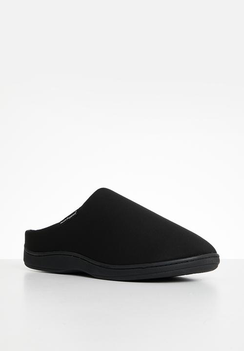 Hush Puppies Slippers Hush Puppies Mens Kevin Mule Slippers Black