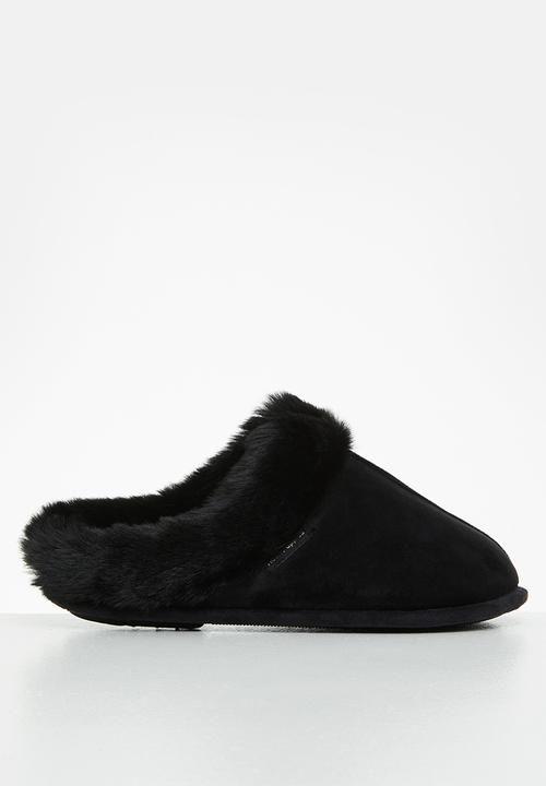 Hush Puppies Slippers Size Uk Four Hush Puppies Virginia Women's Slippers Black (7705999736921)