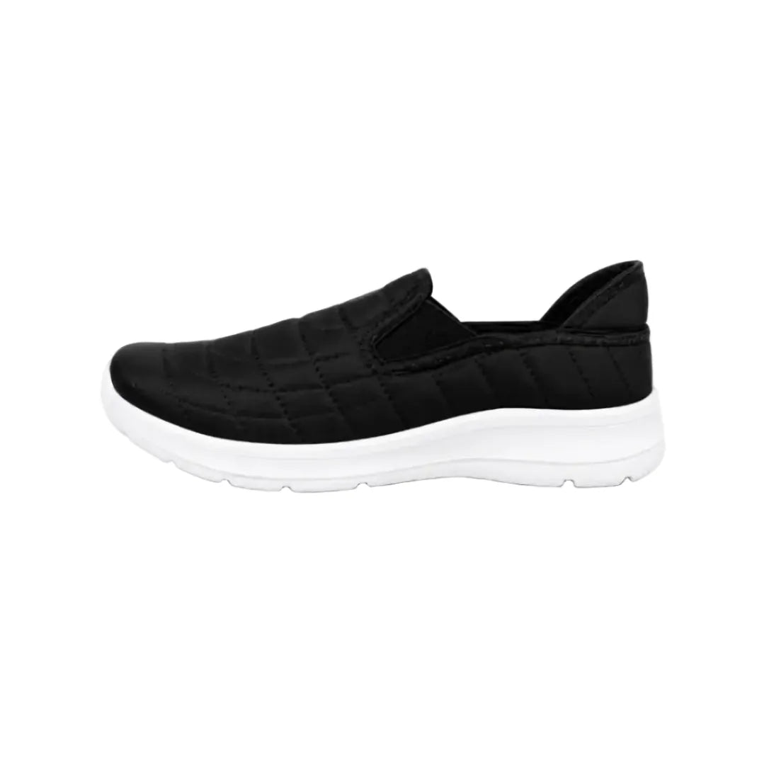 Hush Puppies Sneakers Hush Puppies Ladies  Burst Textile Shoes-Black HPL01510BKBK
