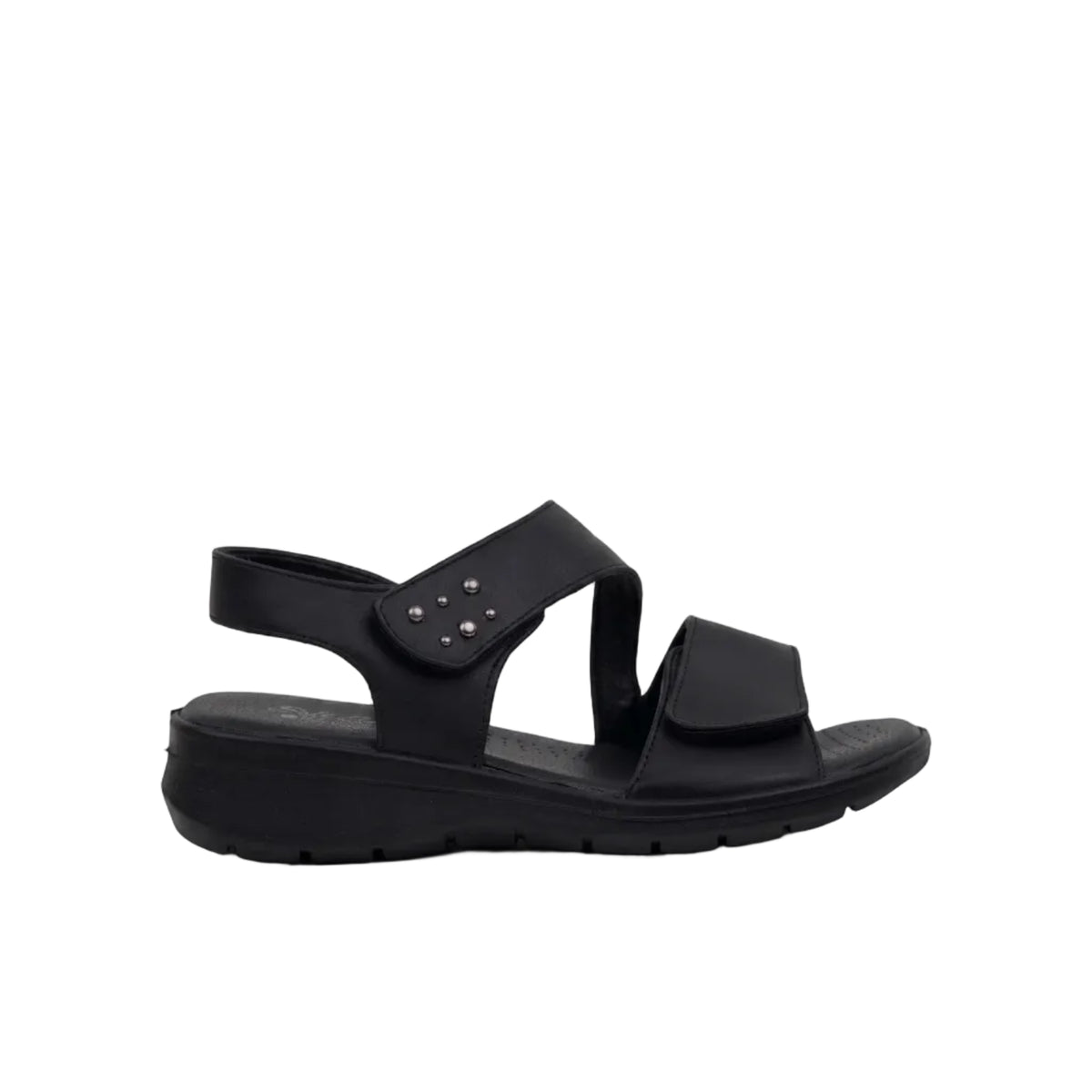 Hush Puppies Soft Style Ladies Comfort Sandal Obamia Mono-Black SSL01558BKBK.