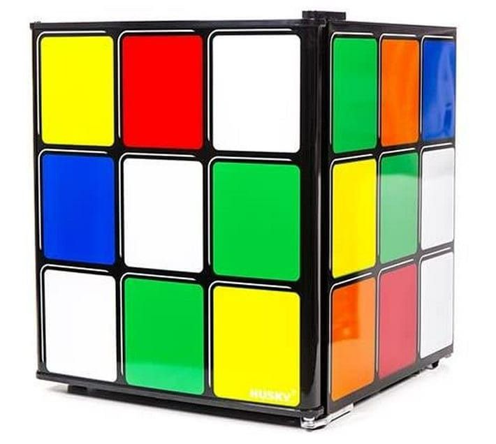 Rubik Counter Husky 46l Counter Top Beverage Cooler Solid Door Rubiks Cube BC-46R ...