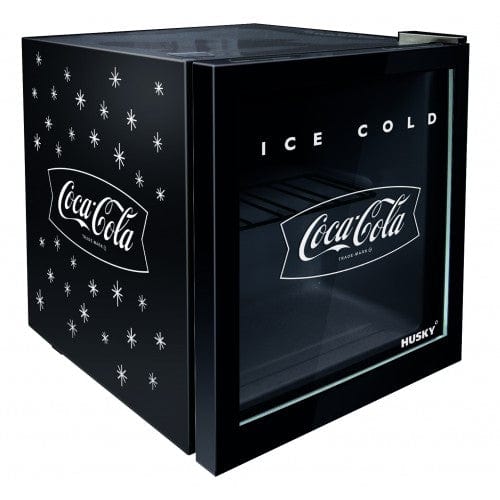 Husky Husky Coca Cola 46l Counter Top Bar Fridge With Glass Door Black SC-46B (7396676337753)