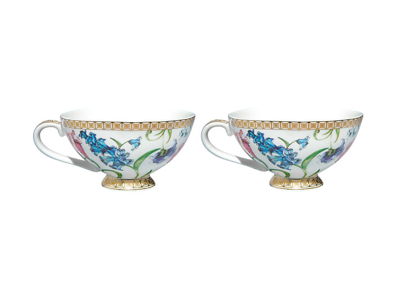 Maxwell & Williams Estelle Michaelides Mystique Demi Cup & Saucer Set of 2 90ml White HV0575G