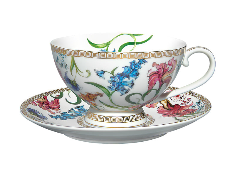 Maxwell & Williams Estelle Michaelides Mystique Cup & Saucer 240ml White HV0576G
