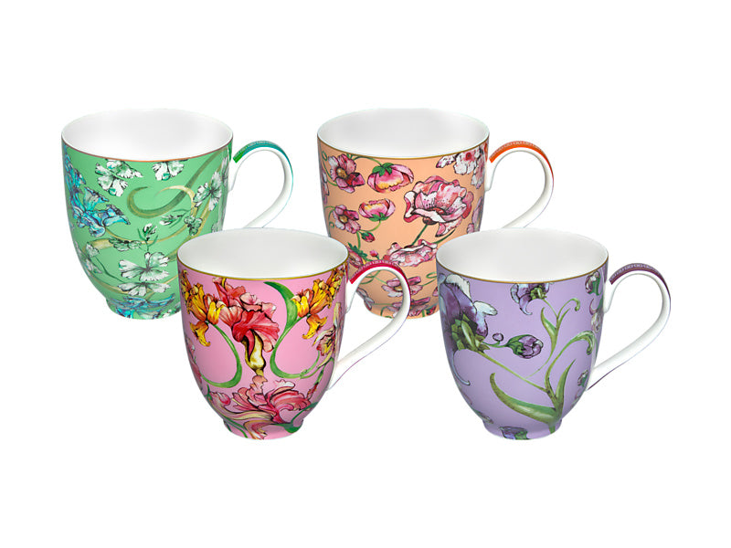 Maxwell & Williams Estelle Michaelides Mystique Coupe Mug Set Of 4 400ml HV0580