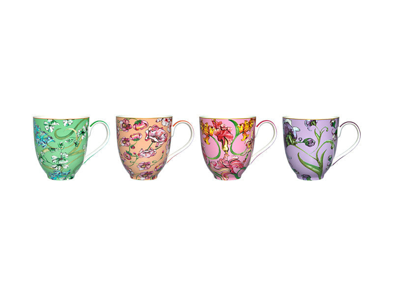 Maxwell & Williams Estelle Michaelides Mystique Coupe Mug Set Of 4 400ml HV0580