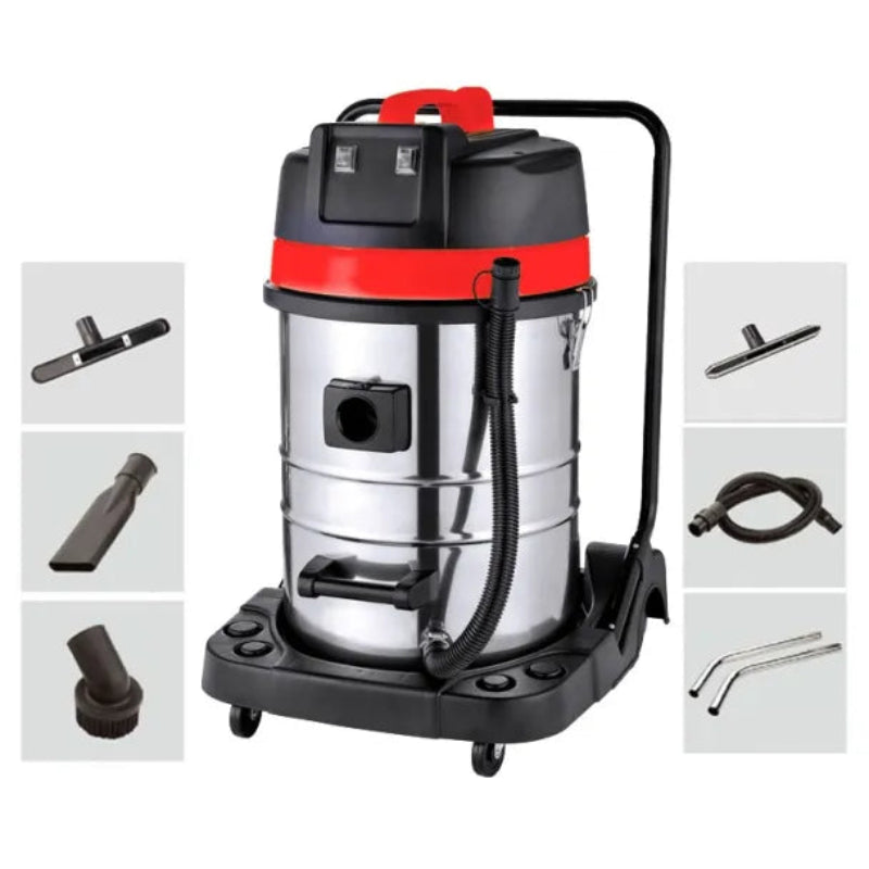 MAC AFRIC 70 Liter Wet & Dry Vacuum Cleaner 2000 W (2 x 1200 W Motors)