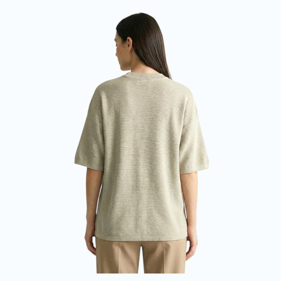 Polo Womens Tiffany Knitted Top Oatmeal 0070348