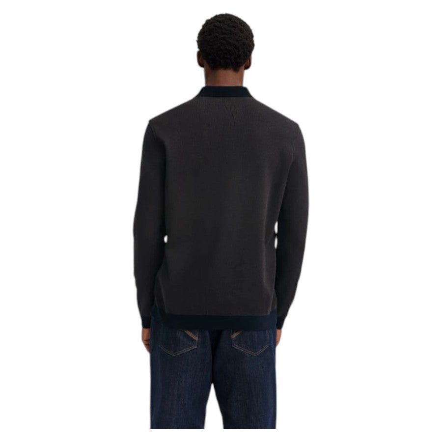 Bugatti Long Sleeve Polo Sweat Shirt Moss 8131/85081D 150.