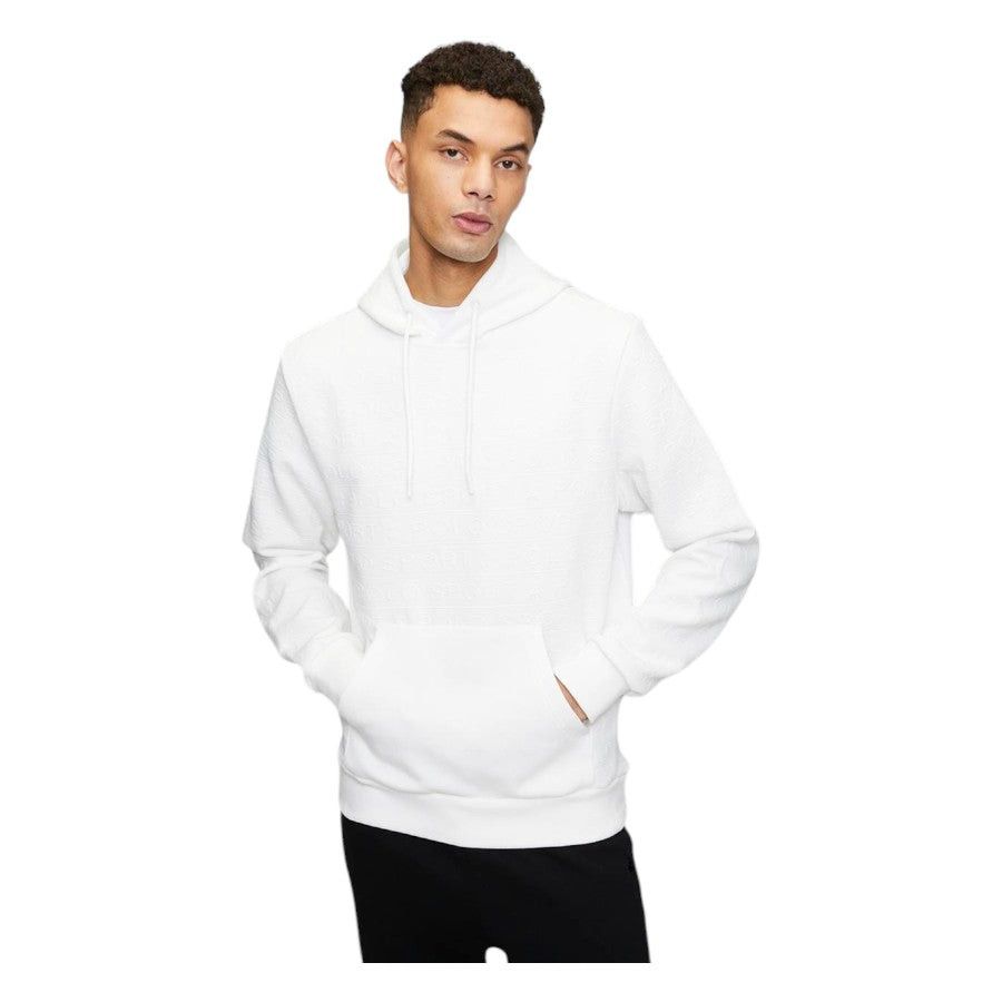 Polo Sports Long Sleeve Aop Fleece Hoody Thando White.