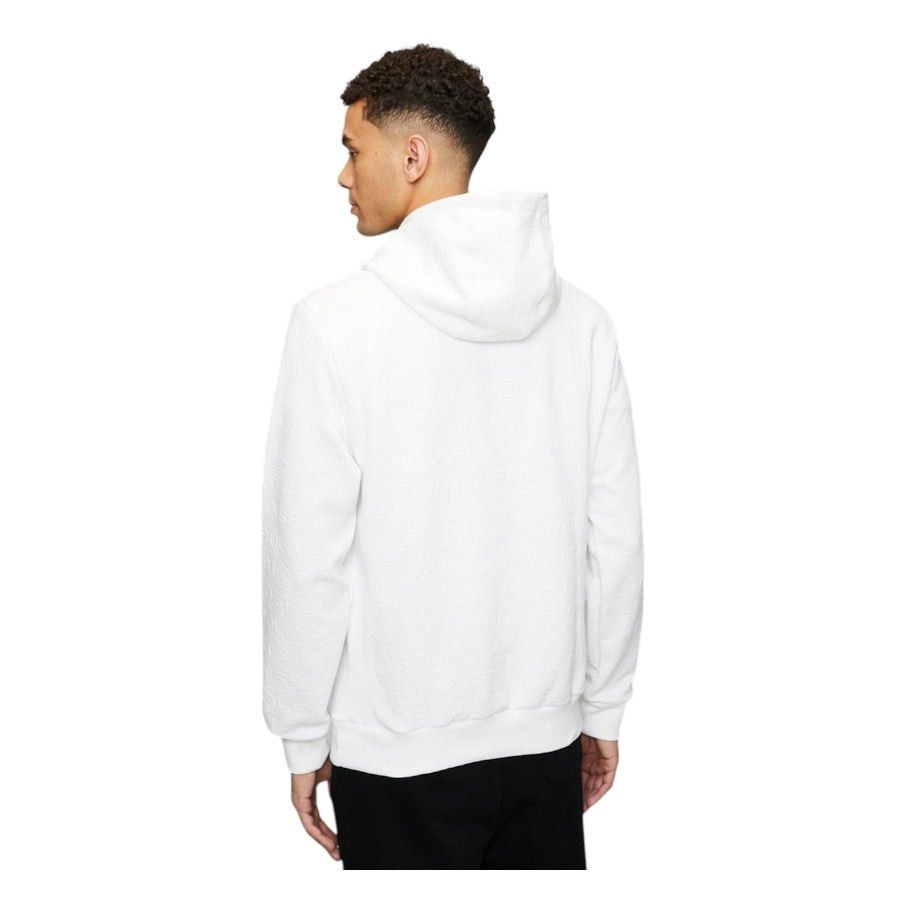 Polo Sports Long Sleeve Aop Fleece Hoody Thando White.